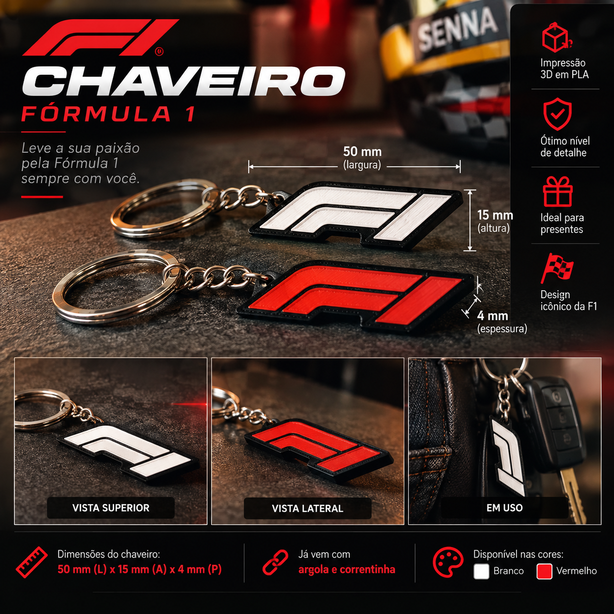CHAVEIRO FORMULA 1